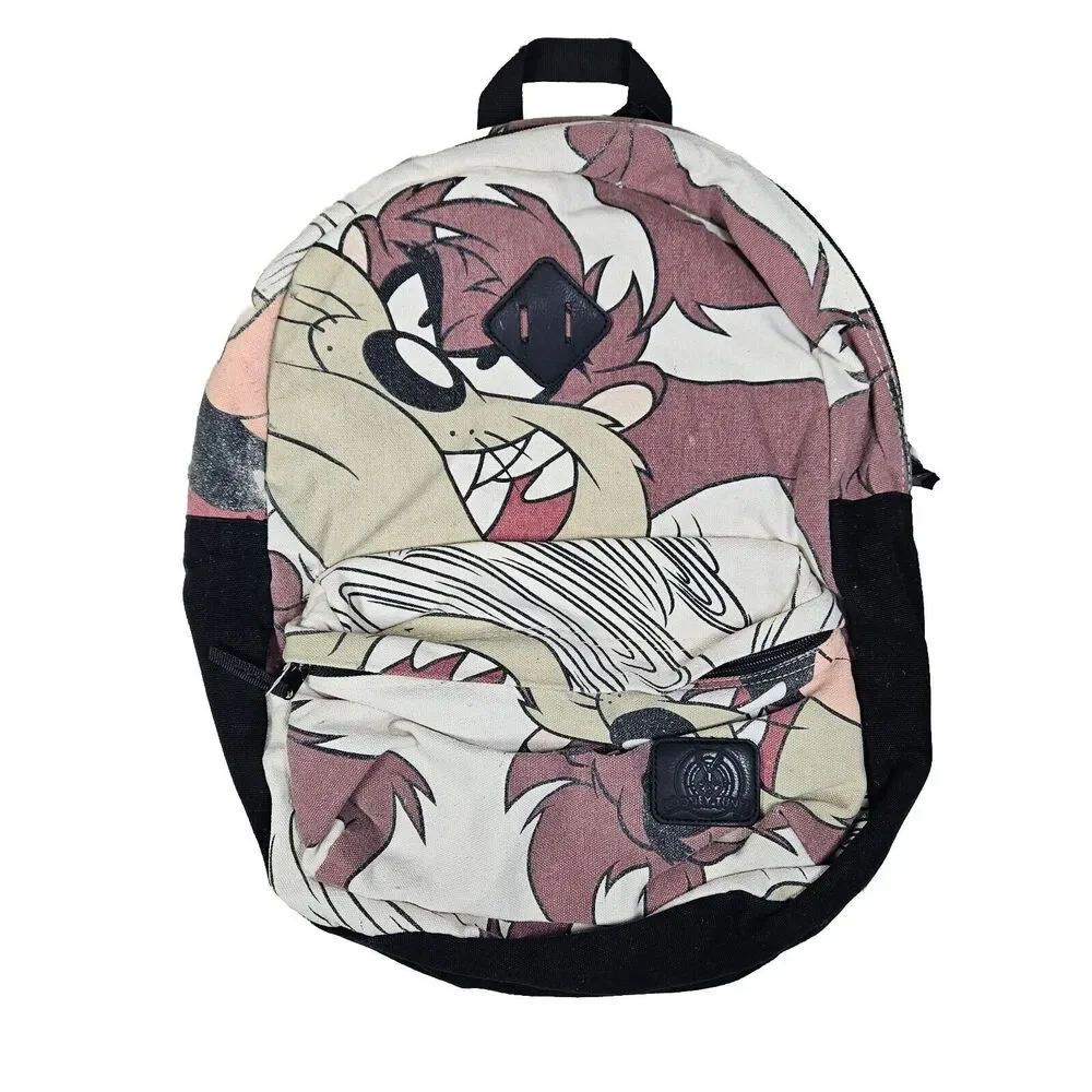 WB Looney Tunes Backpack All Over Print TAZ Book Bag